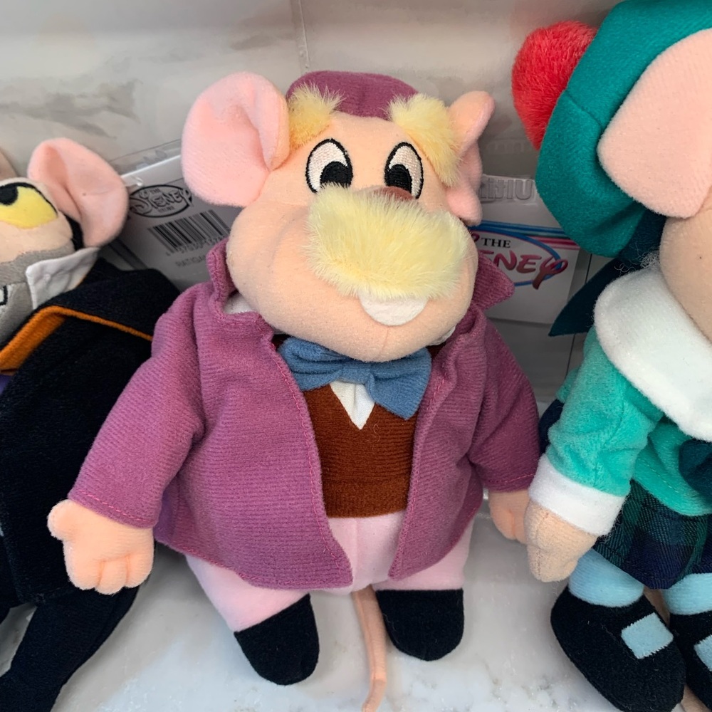 NEW Disney The Great Mouse Detective Plush Set Toy - Picture 3 of 8